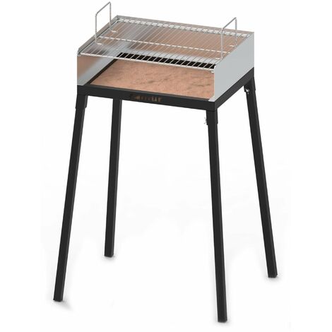Barbecue a Carbone Carbonella con Griglia in Acciaio Inox Famur BK 6 Camping