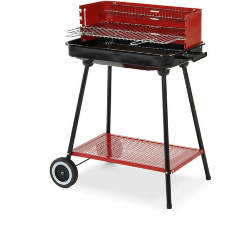Barbecue a Carbone Carbonella con Paravento e Carrello Taddei Carbonella 60