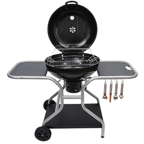 Barbecue a carbone El Gaucho Globo Comfort griglia 55cm coperchio con termometro