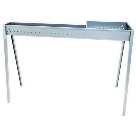 Barbecue a carbone per arrosticini Lisa Milano Grill 80+40 in acciaio inox - Senza kit paratia + griglia