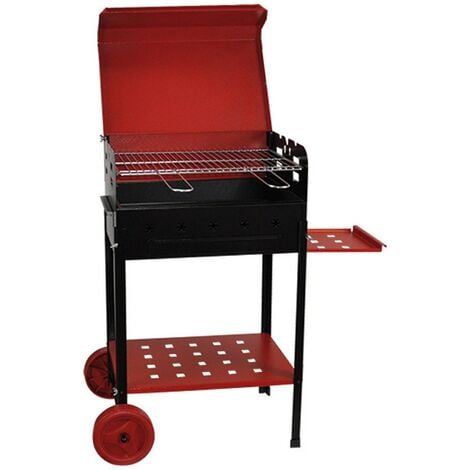 BARBECUE A LEGNA/CARBONE IN ACCIAIO INOX CM. 80 [barbecue_inox_80