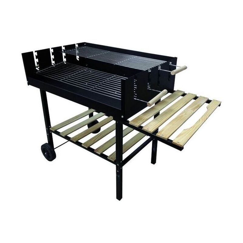Barbecue Blinky Mod. Circe 117x56 Cm In Acciaio Verniciato Con Grig...