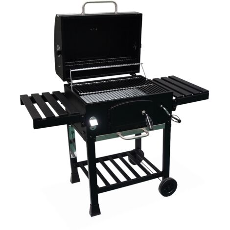 Barbecue a carbonella con affumicatore