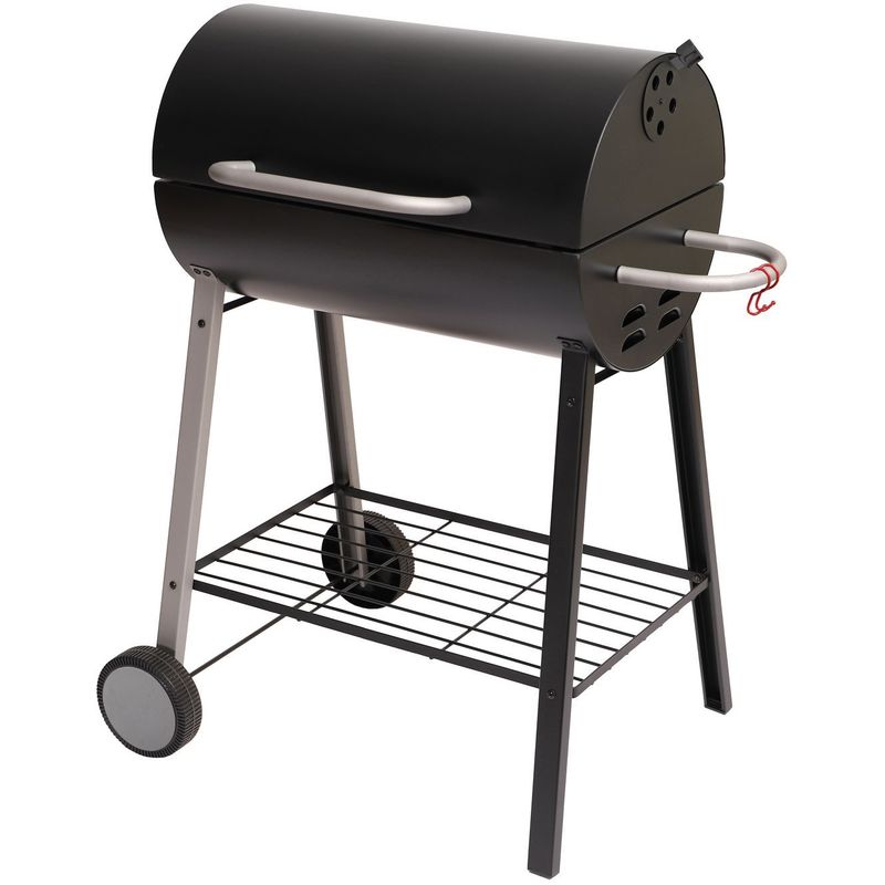 Barbecue à charbon Arguin - L. 55 x l. 32,5 cm - Noir - 75 x 45 x 95 - Noir