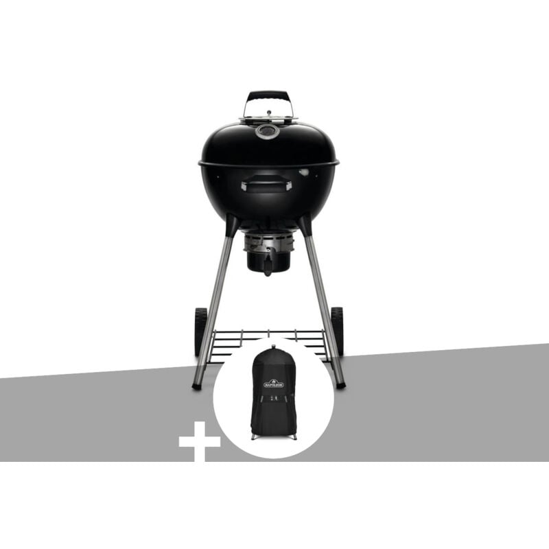 Napoleon - Barbecue à charbon Charcoal Kettle Premium 47 cm + Housse de protection