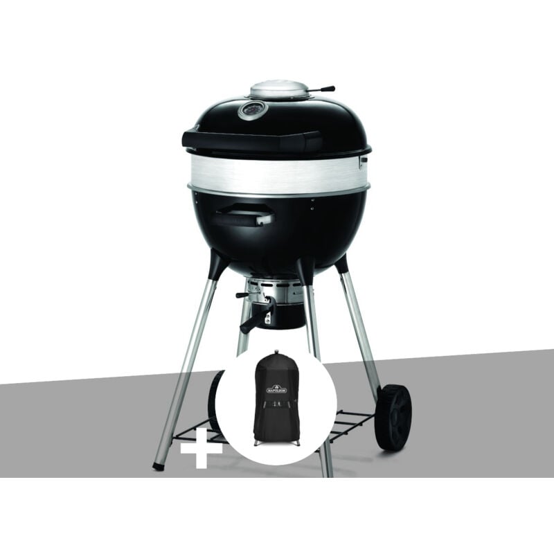 Barbecue à charbon Charcoal Kettle Pro 47 cm + Housse pour barbecue à charbon Kettle Pro 47 cm Napoleon