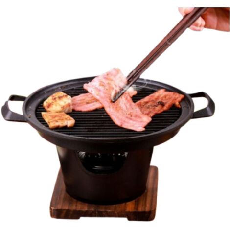 Barbecue à Charbon De Bois, Table Grill Portable Grill Coréen Barbecue Grill Antiadhésif Japonais Grill Portable Charcoal Poêle