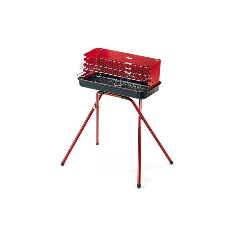 Ompagrill - barbecue a charbon et charbon de bois 80 eco fornacella bbq 47x24 cm