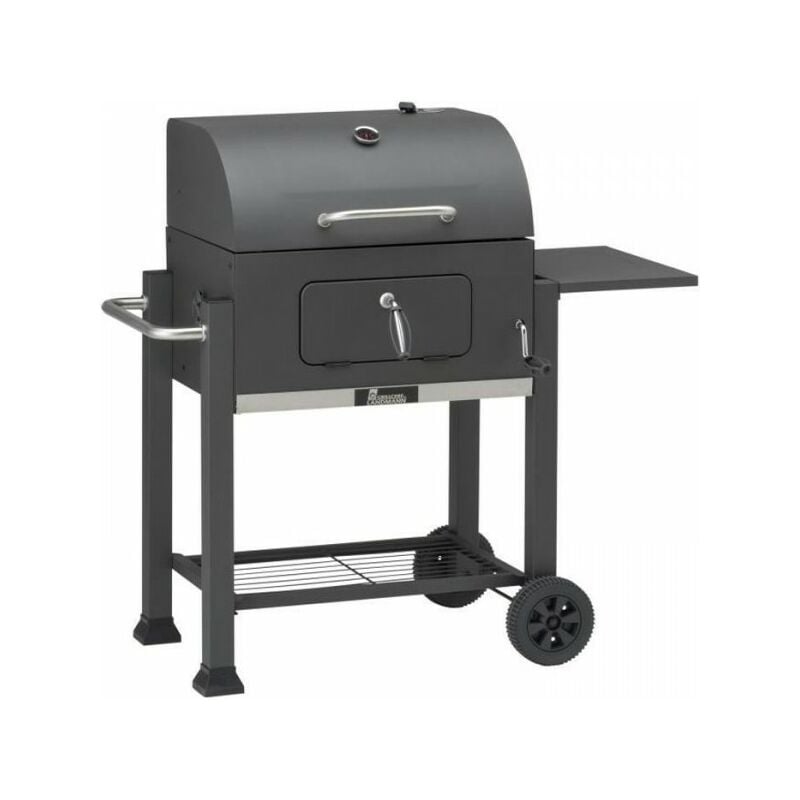 Landmann - Barbecue a charbon Grille en acier émaillé - Surface de cuisson : 42 x 56 cm - Noir