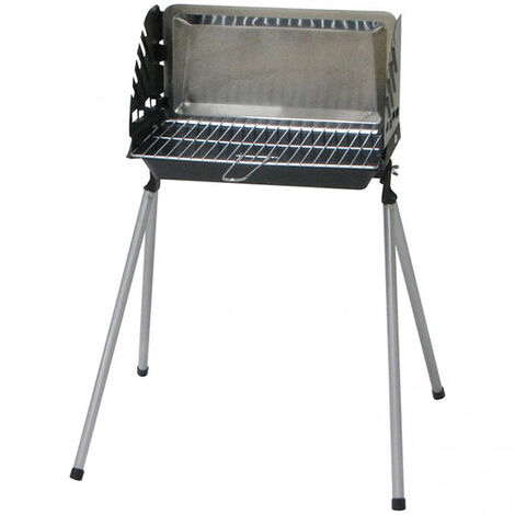 Barbecue professionnel en fonte B1455 pour grillades au charbon de