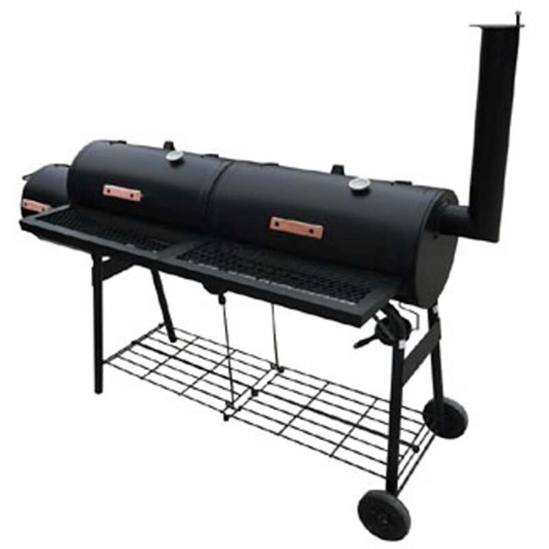 Maisonchic - Barbecue à fumoir Nevada xl Noir FR918965 design in