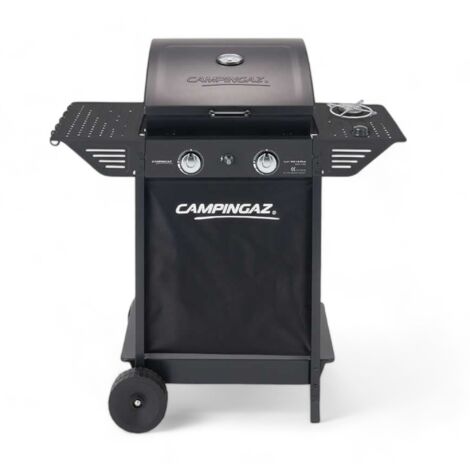 Barbecue a gas 2 bruciatori 9.2Kw acciaio con fornello laterale XPERT 100 LS PLUS