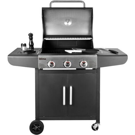 BRUCIATORE IN GHISA DI RICAMBIO PER BARBECUE A GAS 40CM UNIVERSALE FAI DA  TE BBQ