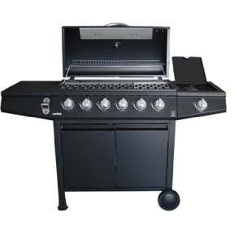 BARBECUE A GAS GPL 6 BRUCIATORI + 1 FORNELLO LAPILLO