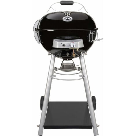 Barbecue a Gas Leon 570 G Outdoorchef Sferico Tondo con Ruote Sistema EasyFlip