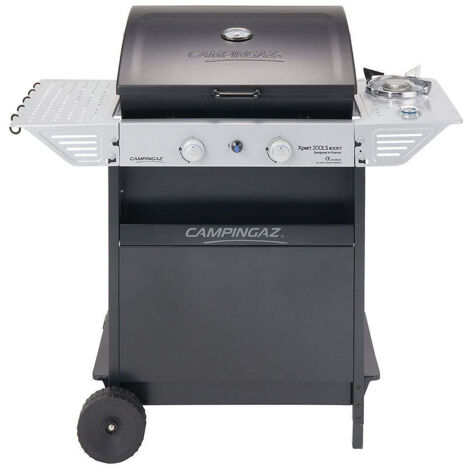 BARBECUE A GAS PIETRA LAVICA CAMPINGAZ XPERT200LS ROCKY CON FORNELLO LATERALE