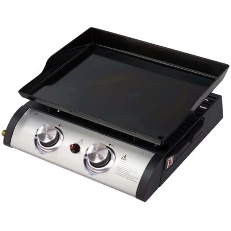 barbecue a gas qlima "fpg102" 2 bruciatori