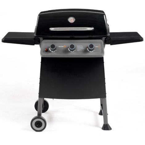 barbecue a gas sochef "diablo" con cottura australiana 3 bruciatori
