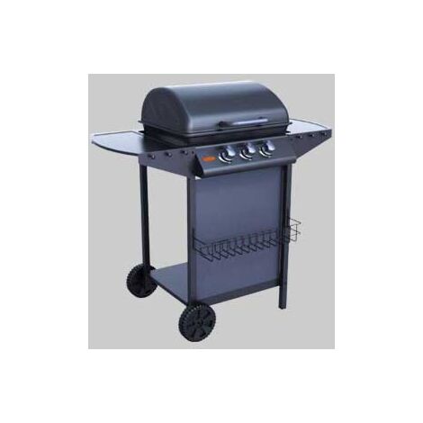 Barbecue a gas tre fuochi ideal star cm 104x55,4x97,7h