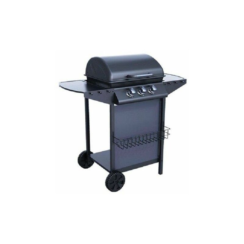 Barbecue a gas tre fuochi kw 8,7 Ideal Star cm 104 x 55,4 x 97,7 alta qualita'