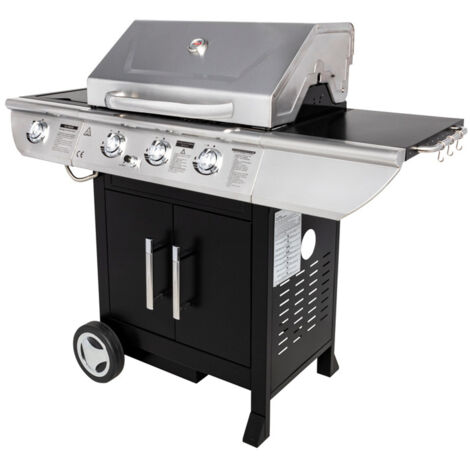 Barbecue à gaz 3 brûleurs 137,5x58,5x114,5 cm - SALSICCIA