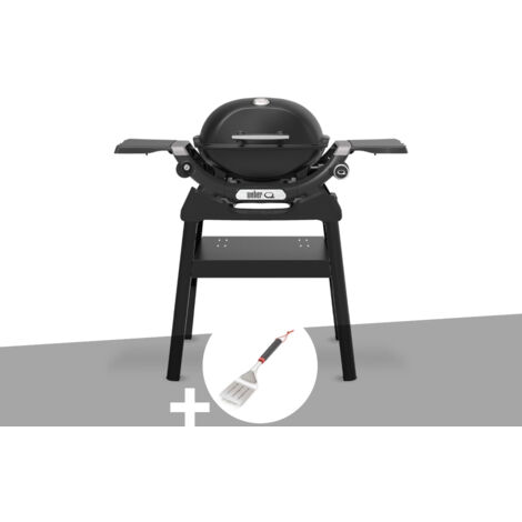 Barbecue à gaz Q 1200N noir avec pied + Spatule - Weber