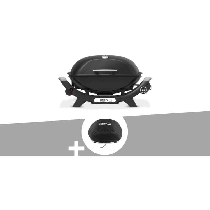 Weber - Barbecue à gaz q 2100N noir + Housse