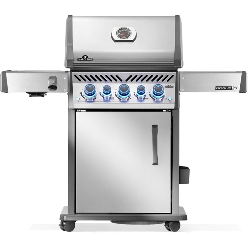 Napoleon - Barbecue à gaz Rogue pro-s 425 + Sizzle Zone + Brûleur arrière - Inox