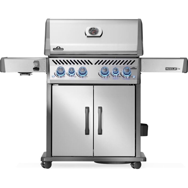 Napoleon - Barbecue à gaz Rogue pro-s 525 + Sizzle Zone + Brûleur arrière - Inox