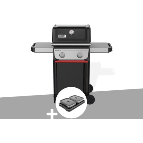 Barbecue à gaz Spirit E-210 + Kit de préparation et de service - Weber