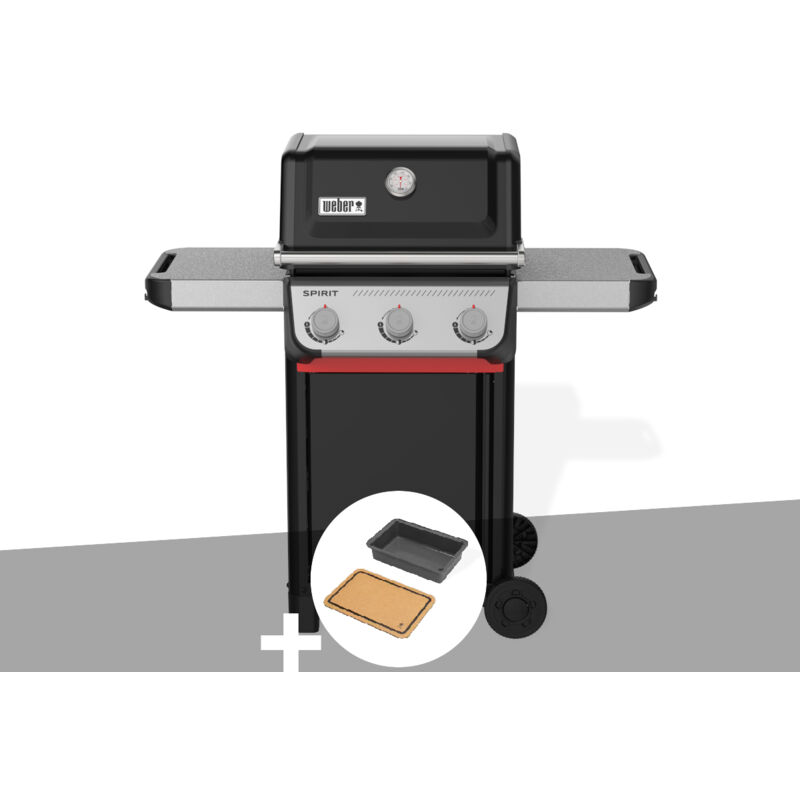 Weber - Barbecue à gaz Spirit E-310 + Bac et planche à découper