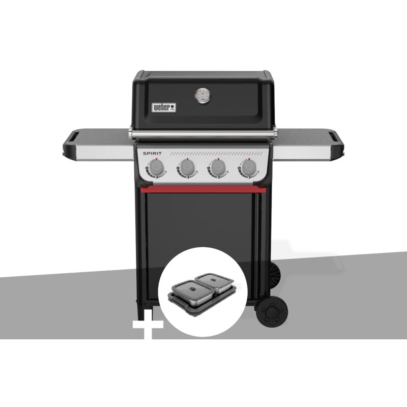 Weber - Barbecue à gaz Spirit E-410 + Kit de préparation et de service