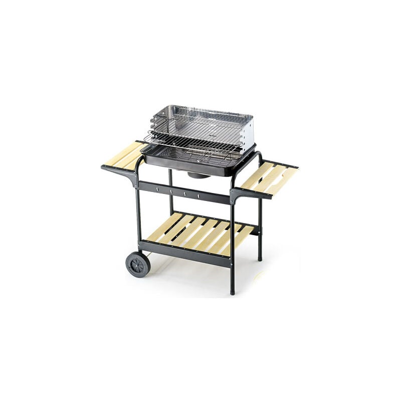 Image of Campingaz - barbecue a legna carbone e carbonella 60-40 Verde/X fornacella bbq 58x38 cm cod013
