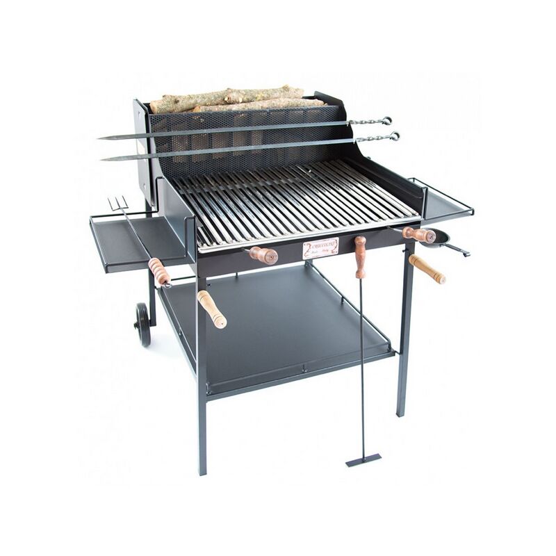 Barbecue A Legna E Carbone Fuocone Umbria Cm. 123x83x110h