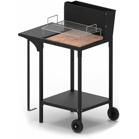Barbecue a Legna e Carbonella con Griglia Cromata Famur BK 6 Multi Fuoco