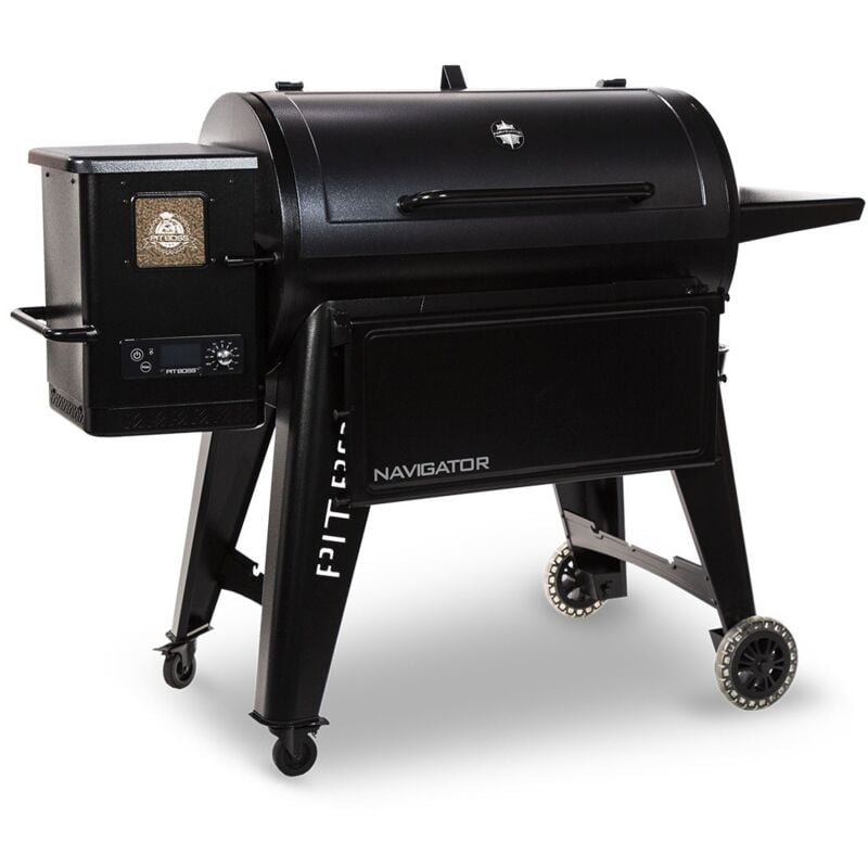 Barbecue à Pellets Grill et Fumoir Ecran LCD Cuisson 90x50cm 8 cuissons + Housse de protection Navigator 1150 PIT BOSS