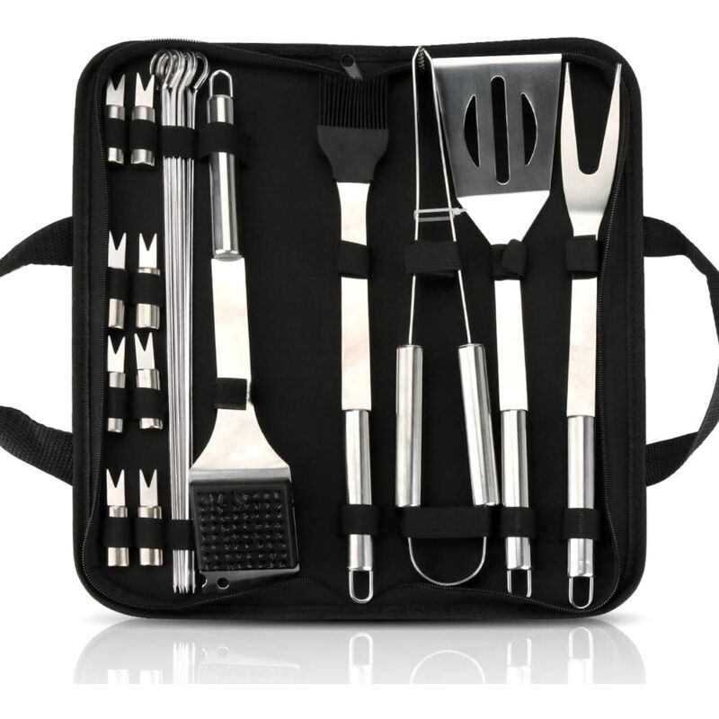 Fei Yu - Ensemble d'accessoires pour barbecue, ustensiles de cuisine en plein air et camping