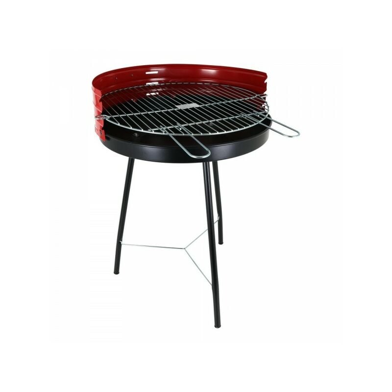 Barbecue Algon Noir Rouge 50 x 71,5 cm