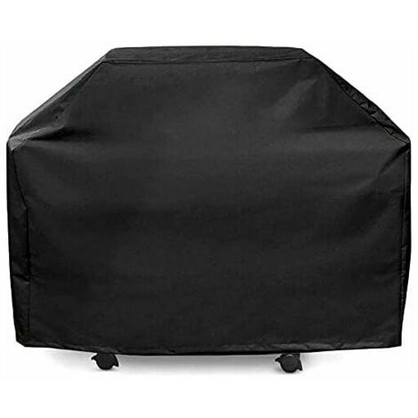 Barbecue and plancha cover Plancha cover, 210D waterproof gas barbecue cover, protective cover for barbecue 147 x 61 x 122 cm, plancha cover with adjustable strap, suitable for most grills (210D).