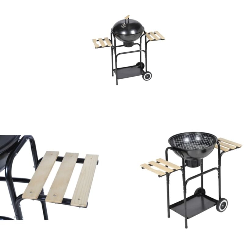 Vidaxl - Barbecue au charbon de bois Hawai - barbecue - barbecues - Home & Living - Noir