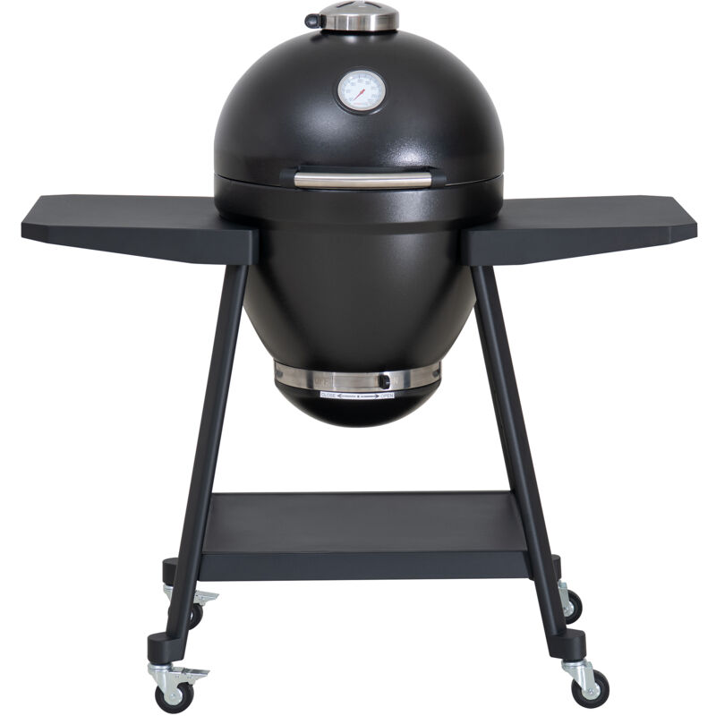 Sunjoy - Barbecue au charbon de bois Kamado en forme d'œuf avec plaque à pizza