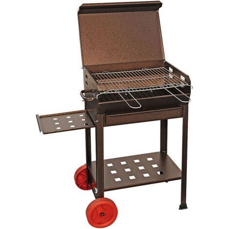 barbecue au feu de bois polyphemus charbon et charbon de bois fornacella bbq 40x70xh95 cm
