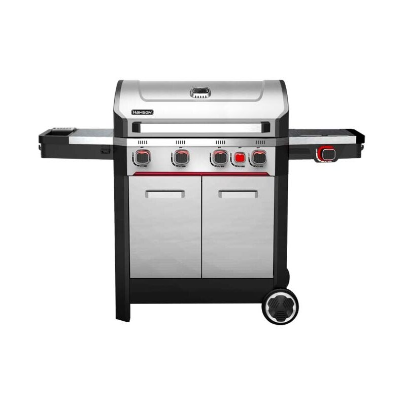 Barbecue au gaz en inox 4 brûleurs Mercury