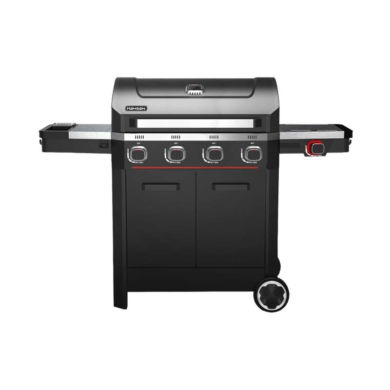 Barbecue au gaz en inox 4 brûleurs Mercury