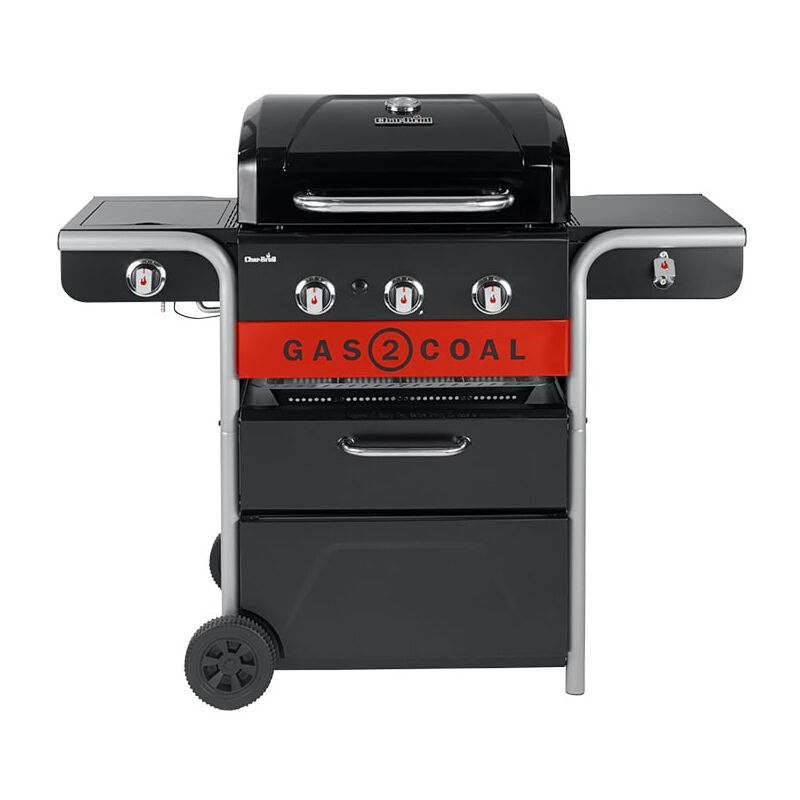 Char-broil - Barbecue gaz et charbon Gas2Coal 330 Version 2.0