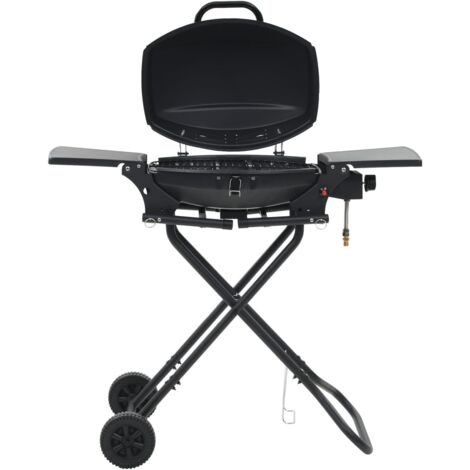Barbecue à Gaz BAOCHADA - 4 Brûleurs - Acier Inoxydable - Sans Fumée - Idéal Terrasse