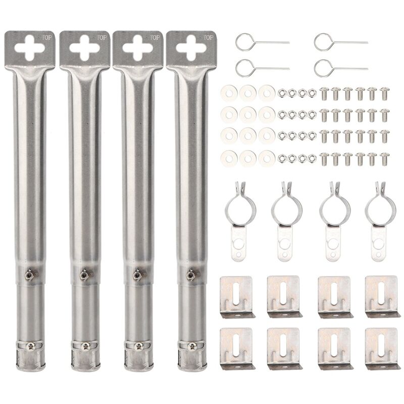 Sjqka - Barbecue au gaz Universel Brûleurs 30,5 à 44,5 cm pour FirePlus Acier Inoxydable pour Grils