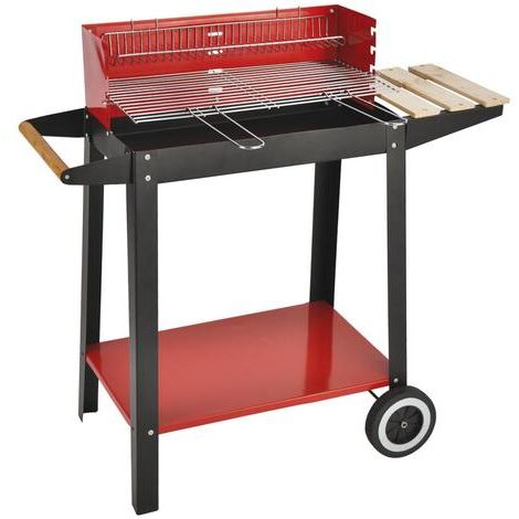 BARBECUE BBQ PIC NIC A CARBONE CON RUOTE DA CAMPEGGIO GIARDINO EL GAUCHO 31583