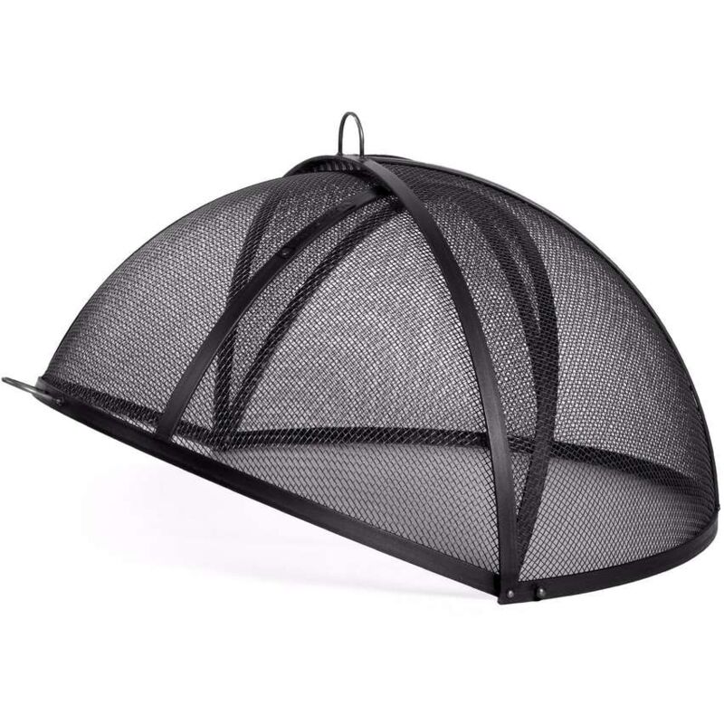 Pare-étincelle en maille pour braséro, acier naturel, 79cm de diamètre Cookking 111317