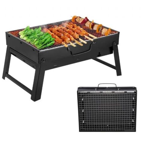 Barbecue Carbone Carbonella Grill Portatile Pieghevole Picnic Campeggio